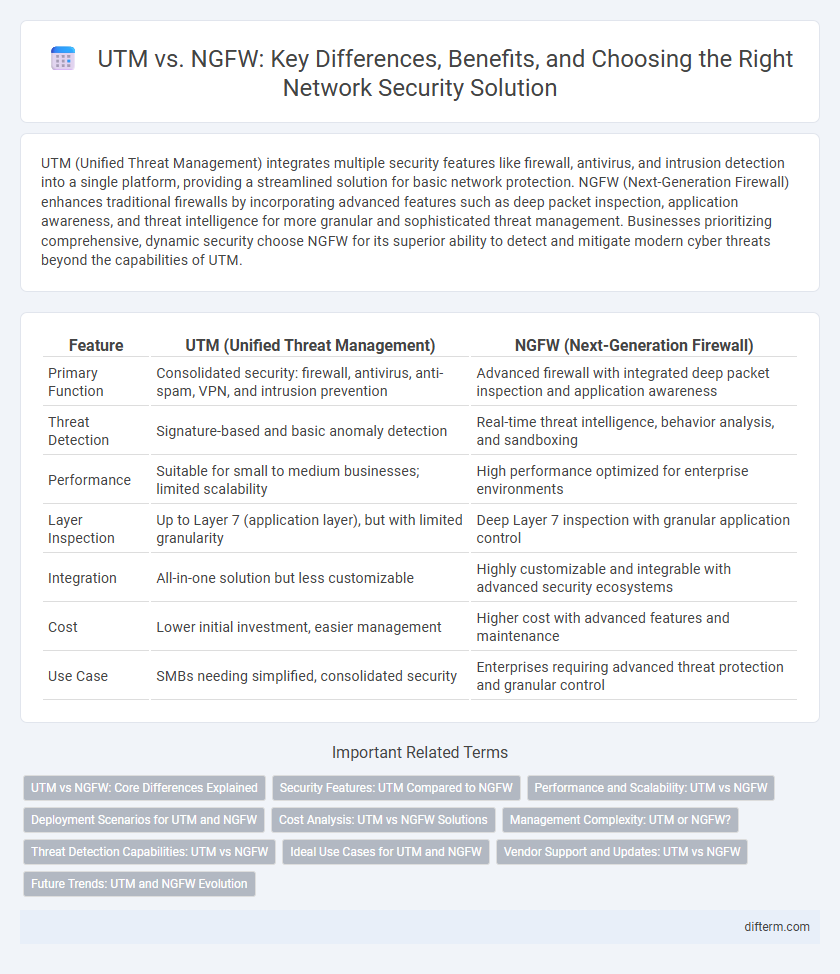 UTM vs. NGFW: Key Differences, Benefits, and Choosing the Right Network Security Solution