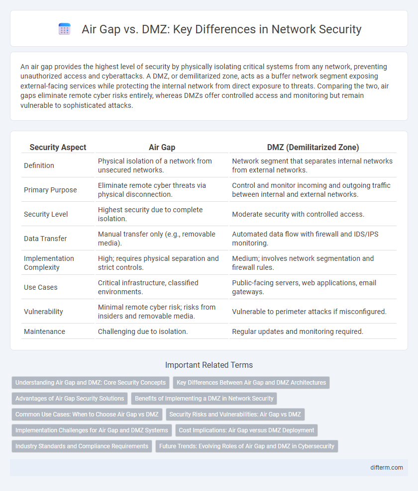 Air Gap vs. DMZ: Key Differences in Network Security
