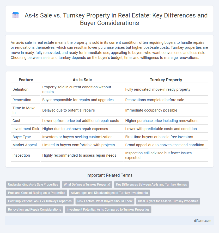 As-Is Sale vs. Turnkey Property in Real Estate: Key Differences and Buyer Considerations