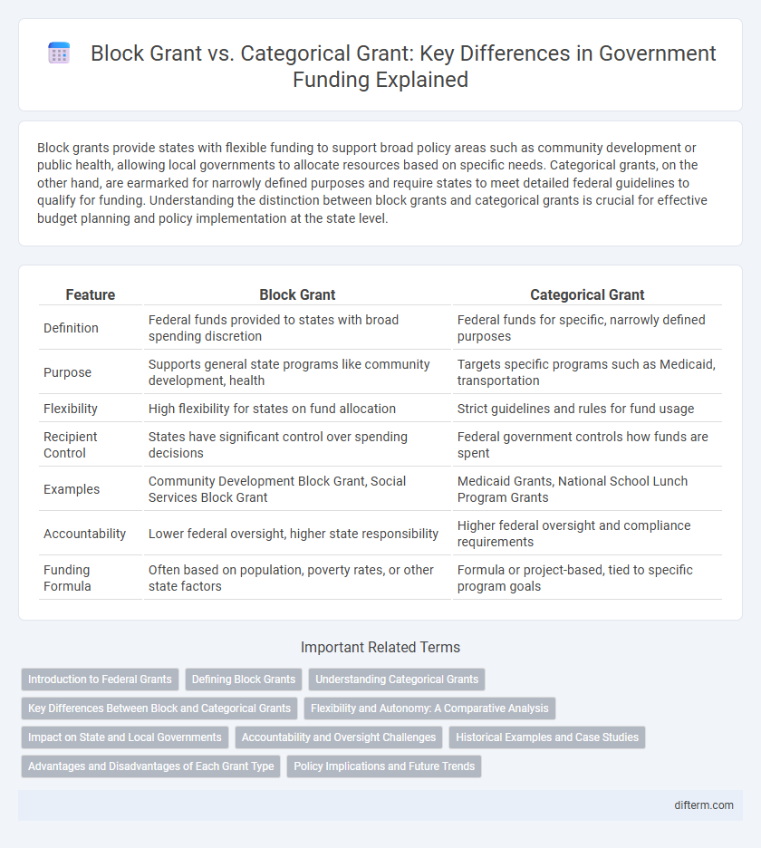 Block Grant vs. Categorical Grant: Key Differences in Government Funding Explained