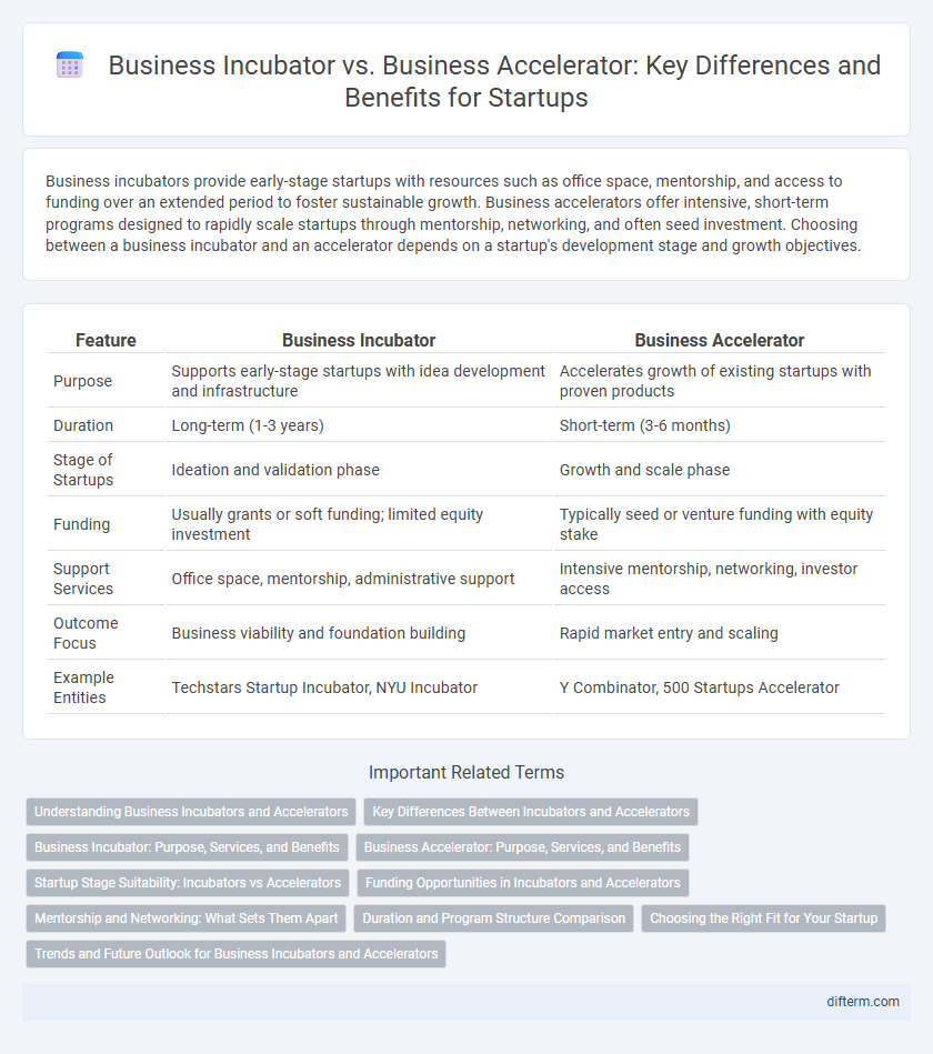 Business Incubator vs. Business Accelerator: Key Differences and Benefits for Startups