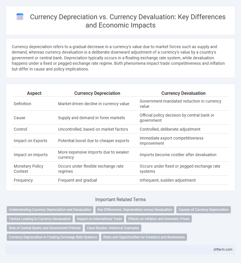 Currency Depreciation vs. Currency Devaluation: Key Differences and Economic Impacts
