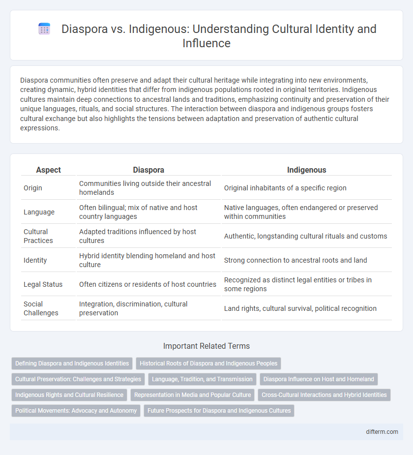 Diaspora vs. Indigenous: Understanding Cultural Identity and Influence