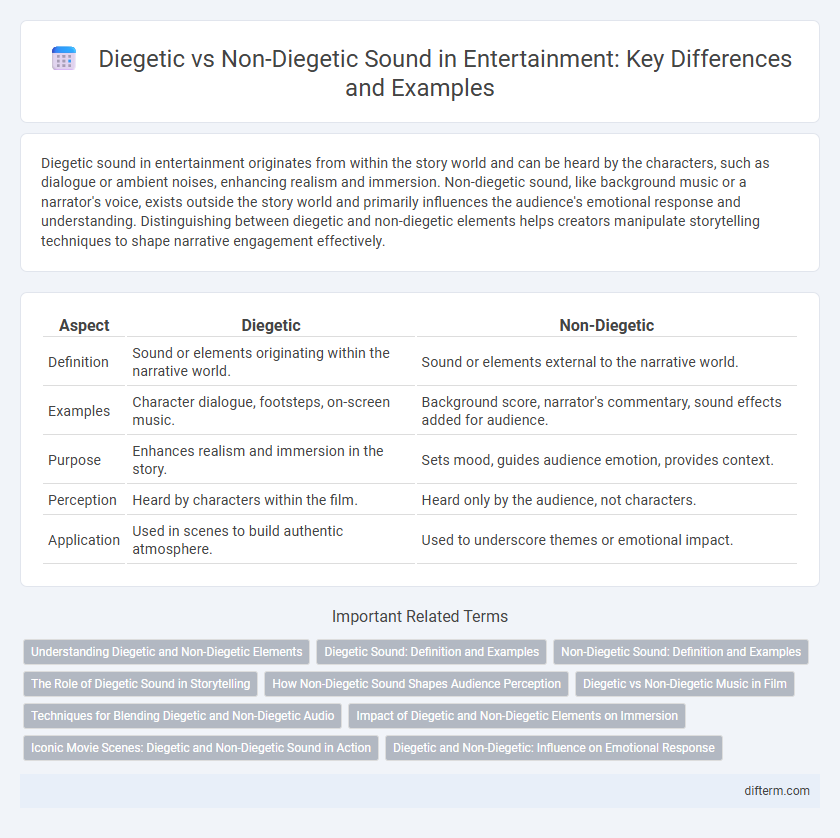 Diegetic vs Non-Diegetic Sound in Entertainment: Key Differences and Examples