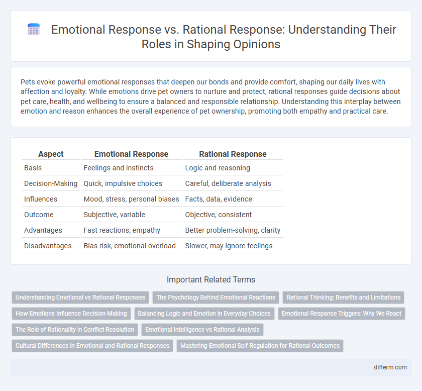 Emotional Response vs. Rational Response: Understanding Their Roles in Shaping Opinions