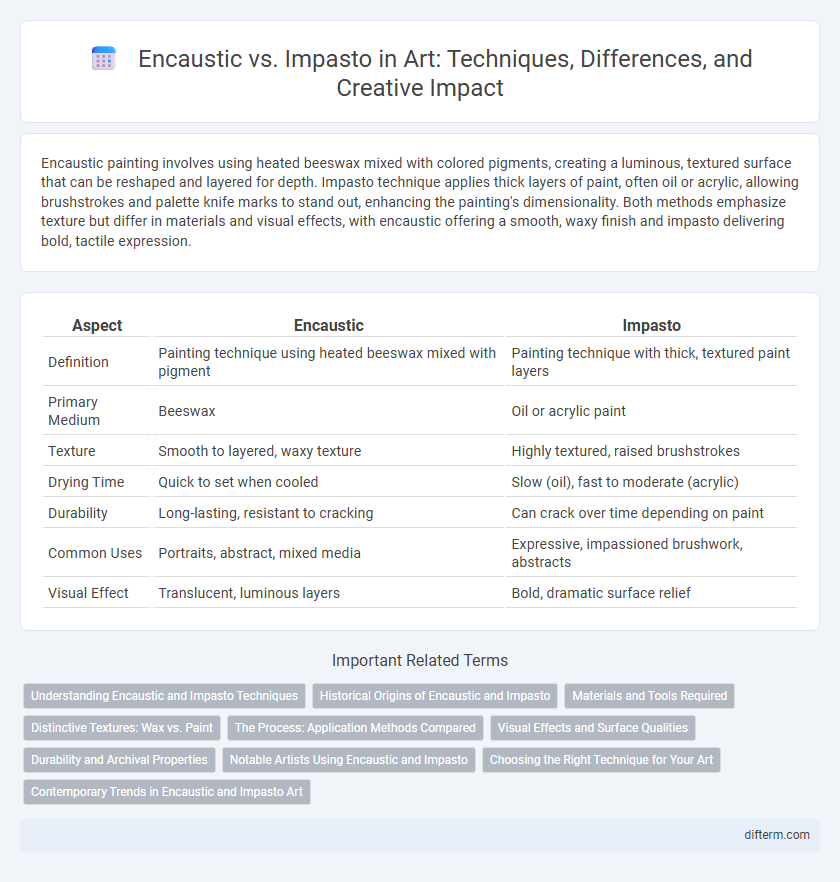 Encaustic vs. Impasto in Art: Techniques, Differences, and Creative Impact