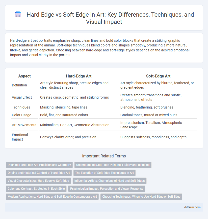 Hard-Edge vs Soft-Edge in Art: Key Differences, Techniques, and Visual Impact