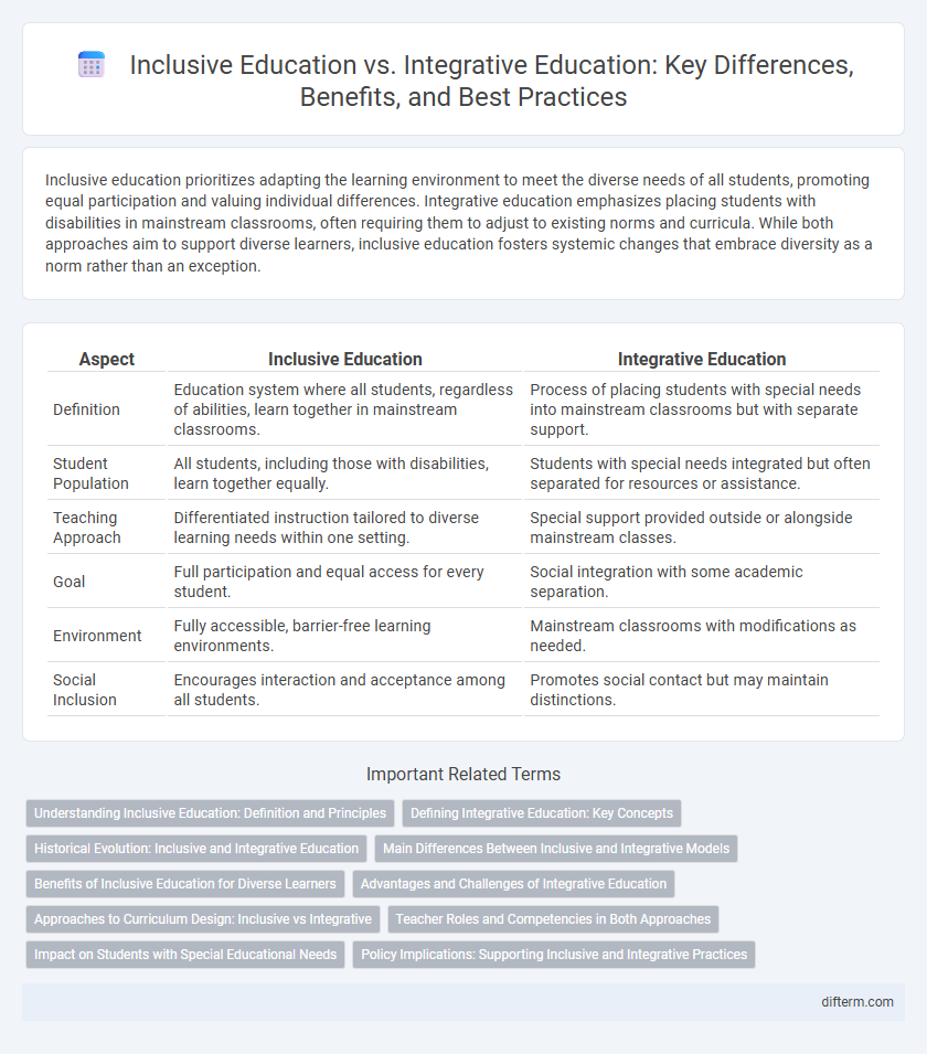 Inclusive Education vs. Integrative Education: Key Differences, Benefits, and Best Practices