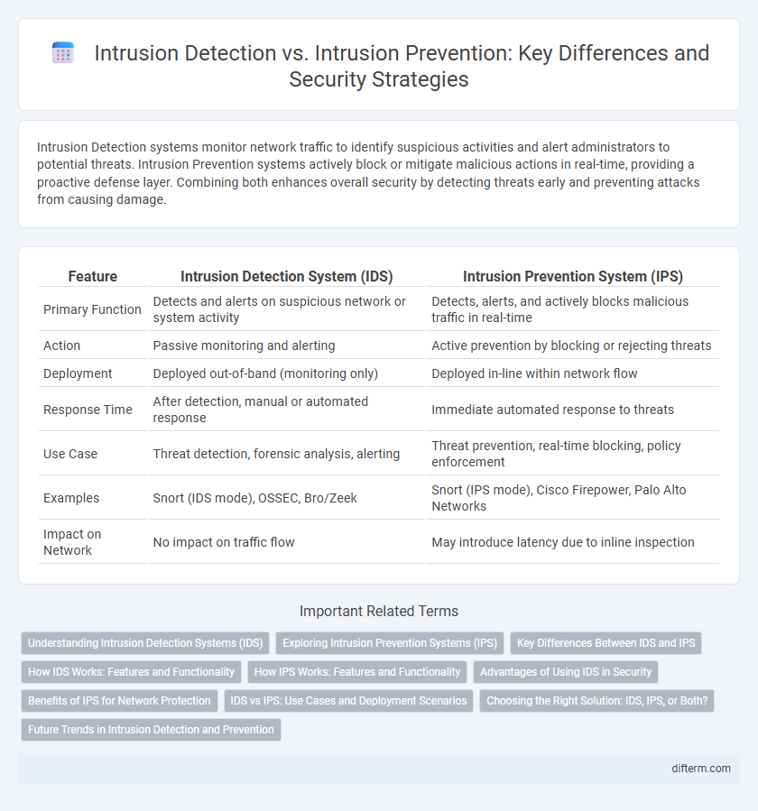 Intrusion Detection vs. Intrusion Prevention: Key Differences and Security Strategies