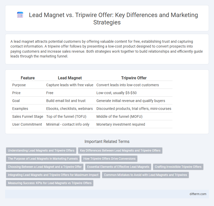 Lead Magnet vs. Tripwire Offer: Key Differences and Marketing Strategies
