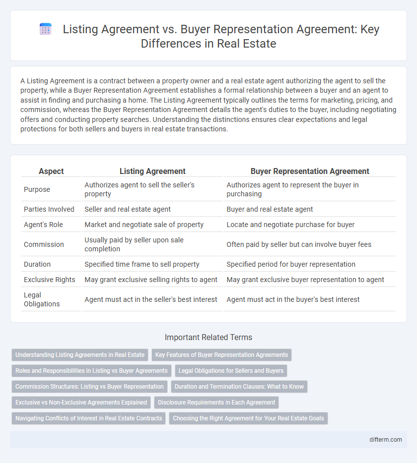 Listing Agreement vs. Buyer Representation Agreement: Key Differences in Real Estate