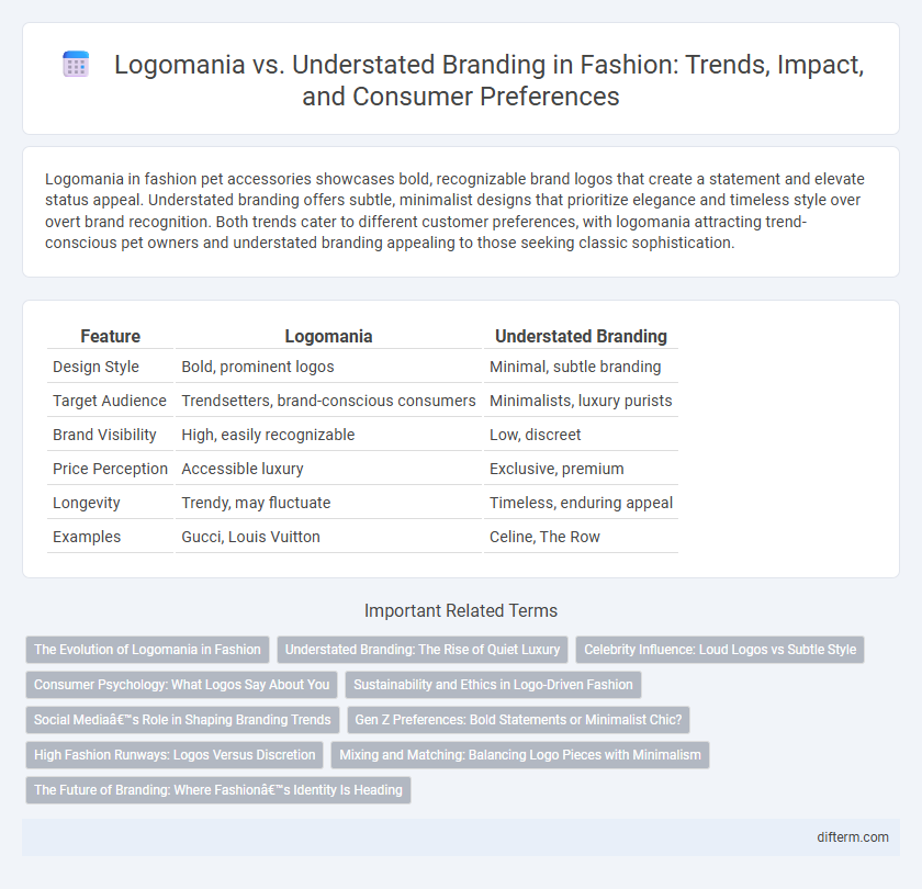 Logomania vs. Understated Branding in Fashion: Trends, Impact, and Consumer Preferences