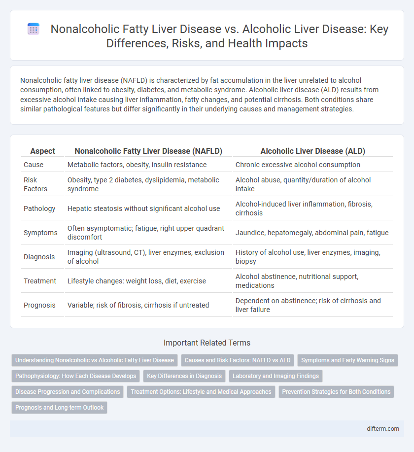 Nonalcoholic Fatty Liver Disease vs. Alcoholic Liver Disease: Key Differences, Risks, and Health Impacts