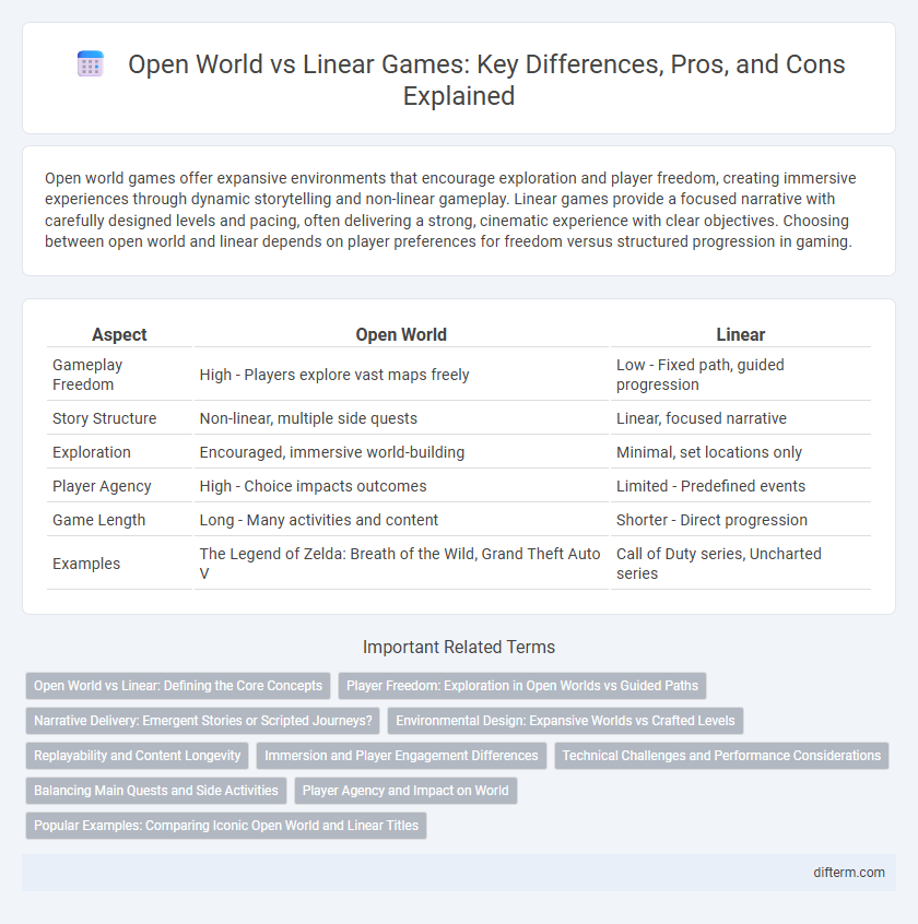 Open World vs Linear Games: Key Differences, Pros, and Cons Explained