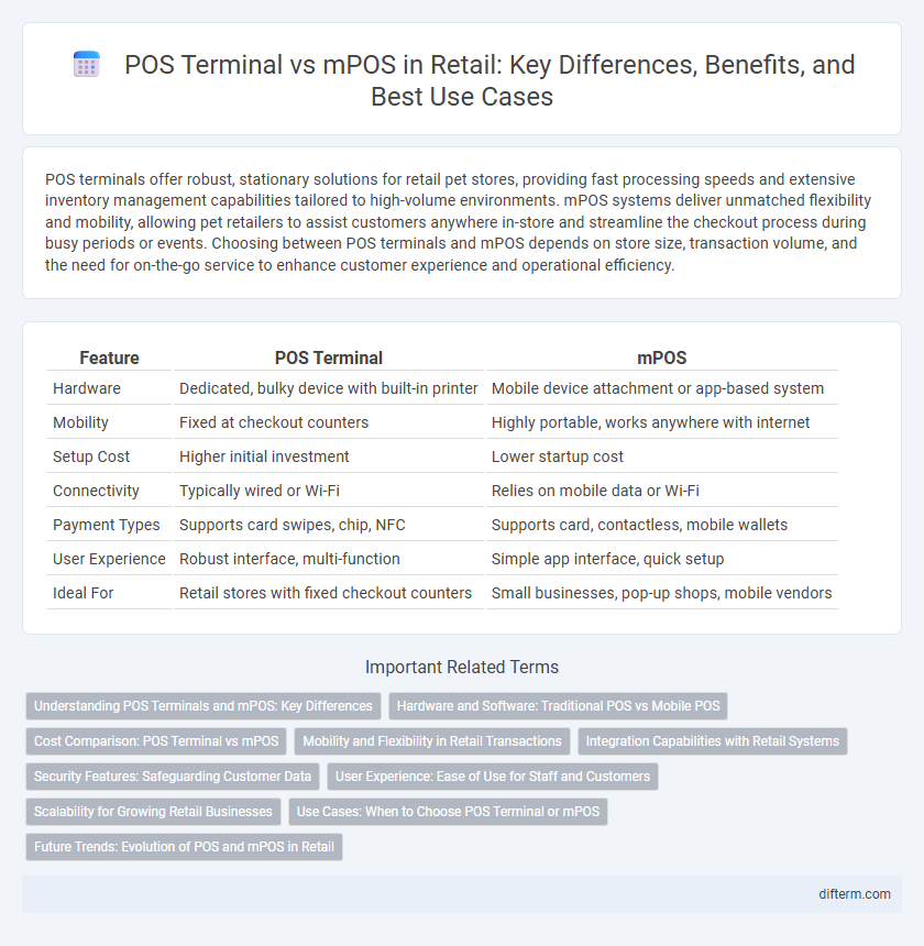POS Terminal vs mPOS in Retail: Key Differences, Benefits, and Best Use Cases