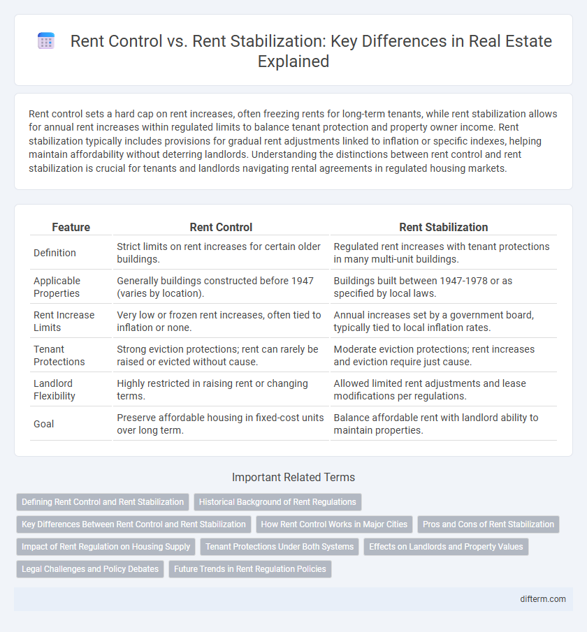 Rent Control vs. Rent Stabilization: Key Differences in Real Estate Explained