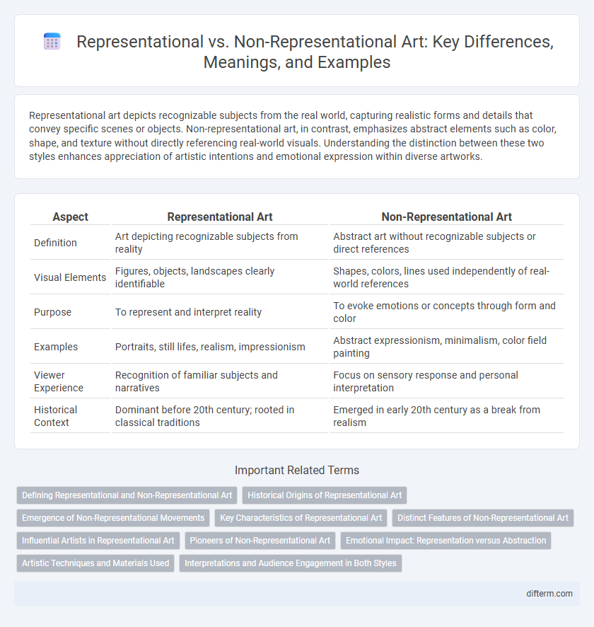 Representational vs. Non-Representational Art: Key Differences, Meanings, and Examples