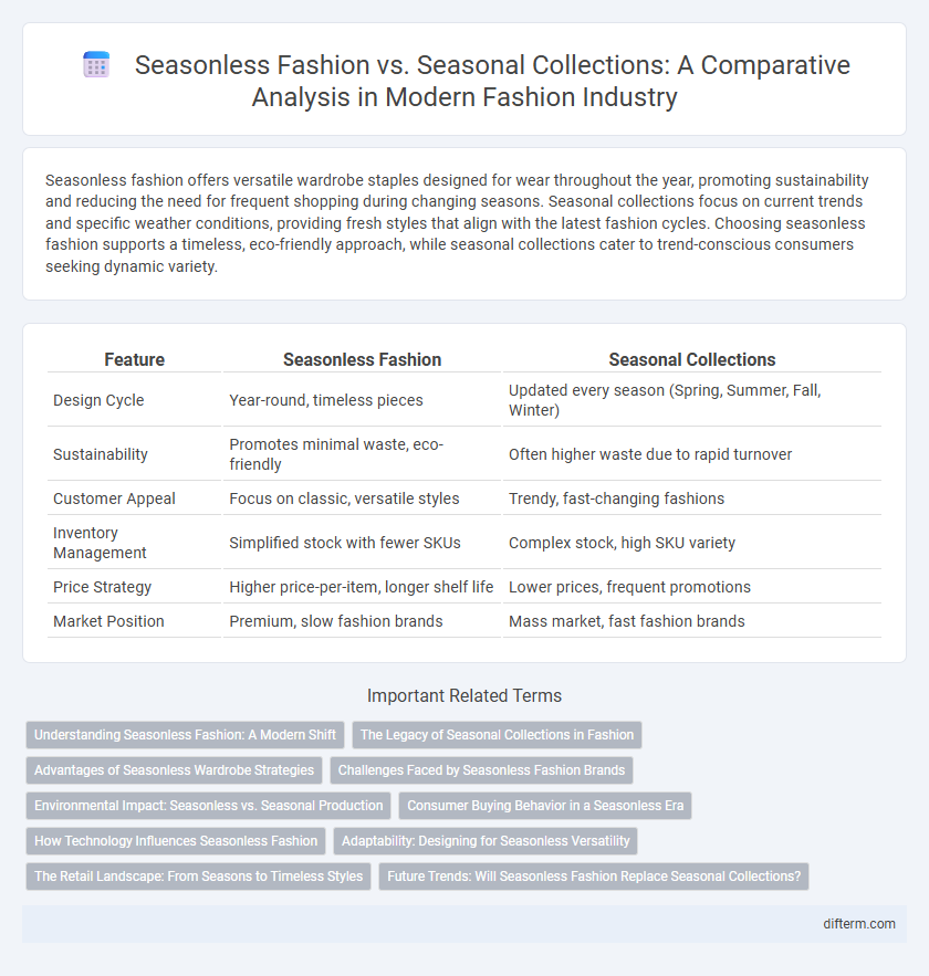 Seasonless Fashion vs. Seasonal Collections: A Comparative Analysis in Modern Fashion Industry