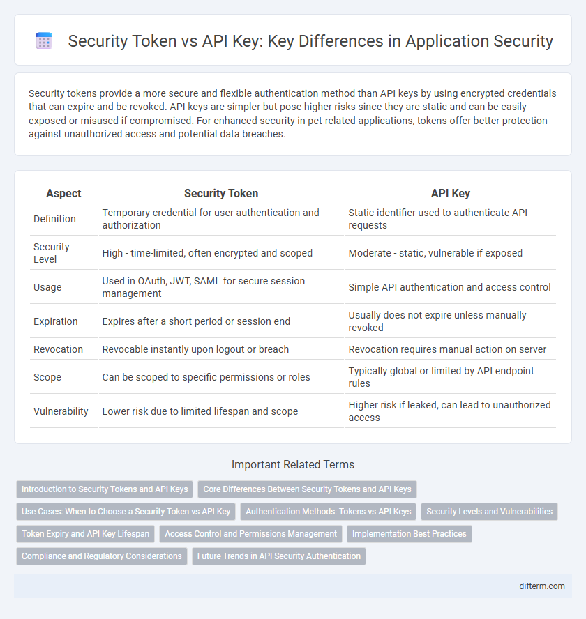 Security Token vs API Key: Key Differences in Application Security