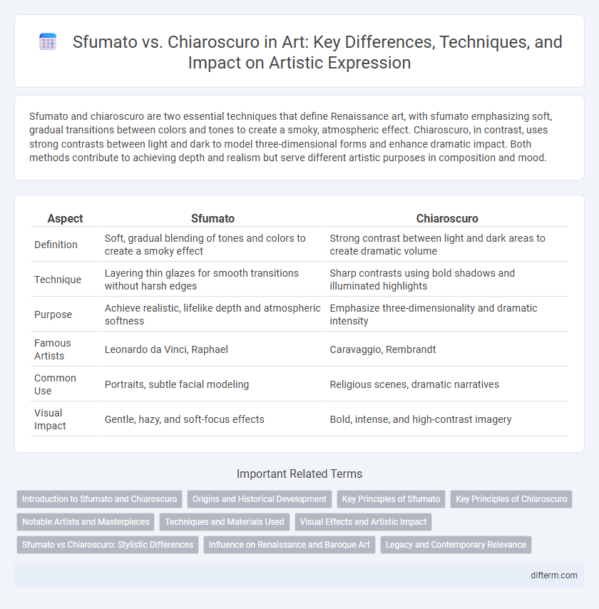 Sfumato vs. Chiaroscuro in Art: Key Differences, Techniques, and Impact on Artistic Expression