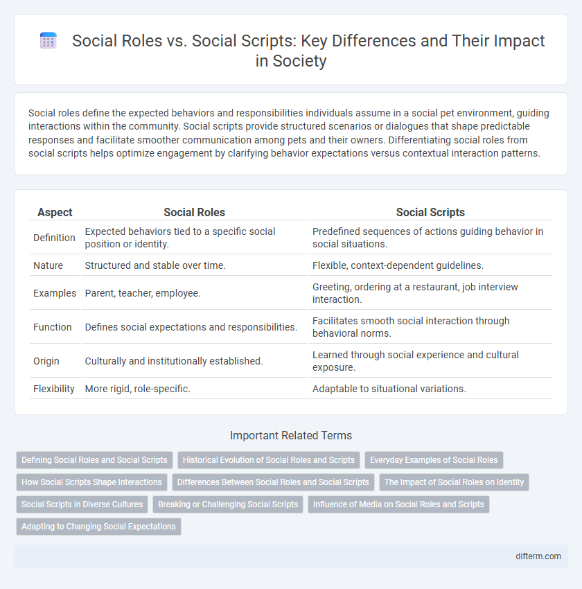 Social Roles vs. Social Scripts: Key Differences and Their Impact in Society