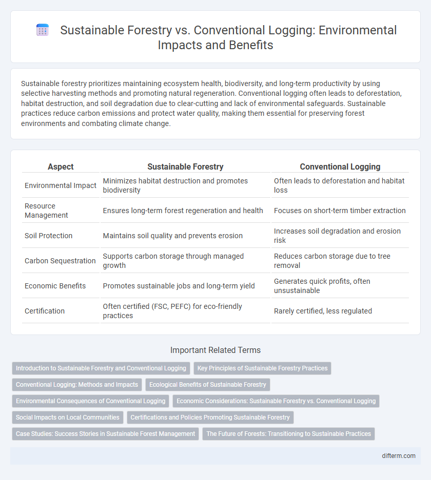 Sustainable Forestry vs. Conventional Logging: Environmental Impacts and Benefits