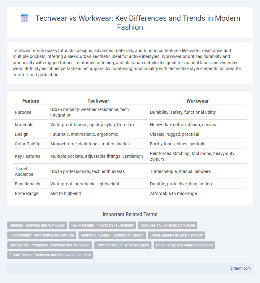 Techwear vs Workwear: Key Differences and Trends in Modern Fashion