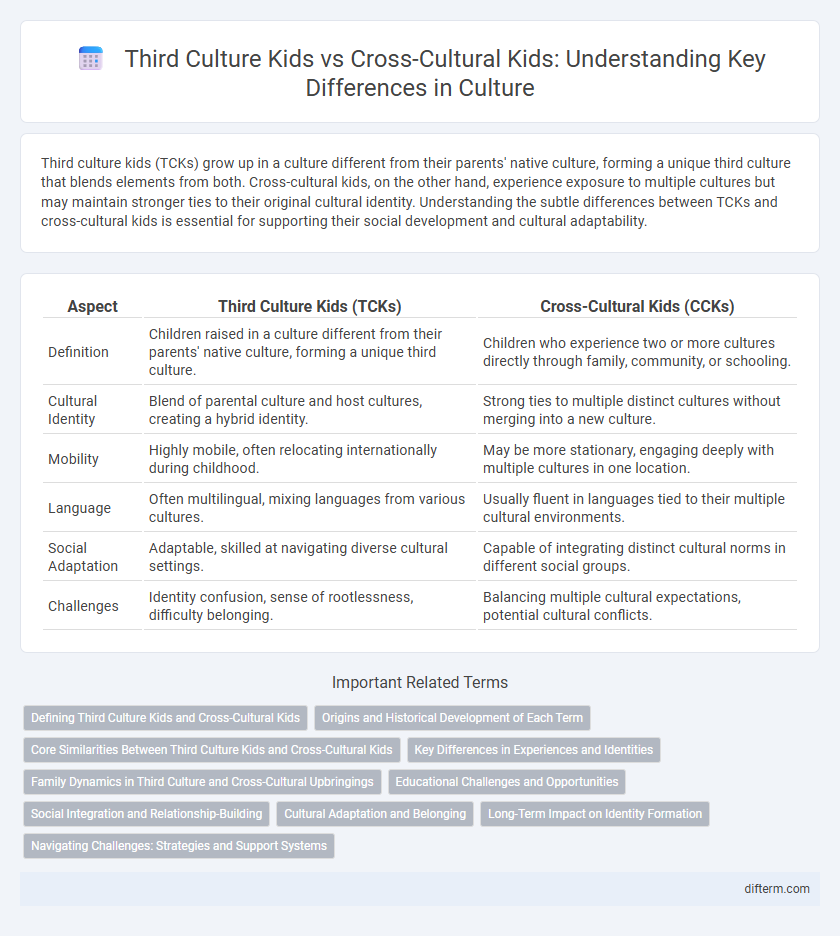 Third Culture Kids vs Cross-Cultural Kids: Understanding Key Differences in Culture