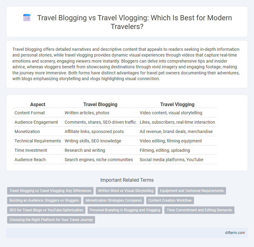 Travel Blogging vs Travel Vlogging: Which Is Best for Modern Travelers?