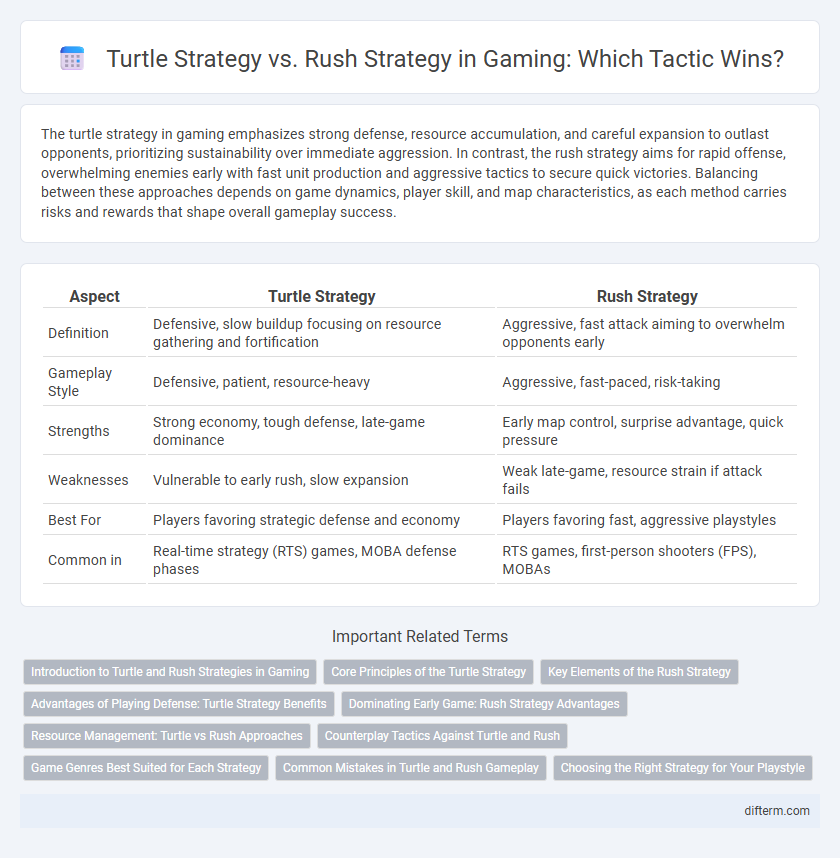 Turtle Strategy vs. Rush Strategy in Gaming: Which Tactic Wins?