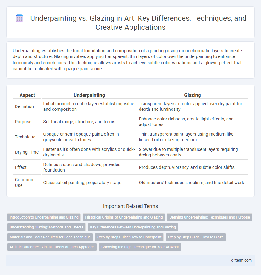 Underpainting vs. Glazing in Art: Key Differences, Techniques, and Creative Applications