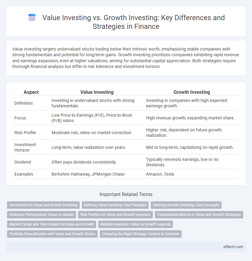 Value Investing vs. Growth Investing: Key Differences and Strategies in Finance