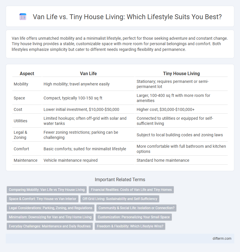 Van Life vs. Tiny House Living: Which Lifestyle Suits You Best?