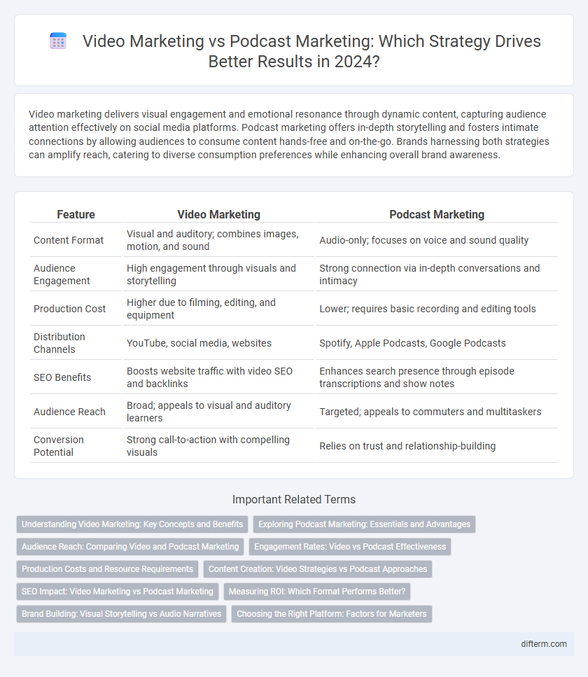 Video Marketing vs Podcast Marketing: Which Strategy Drives Better Results in 2024?