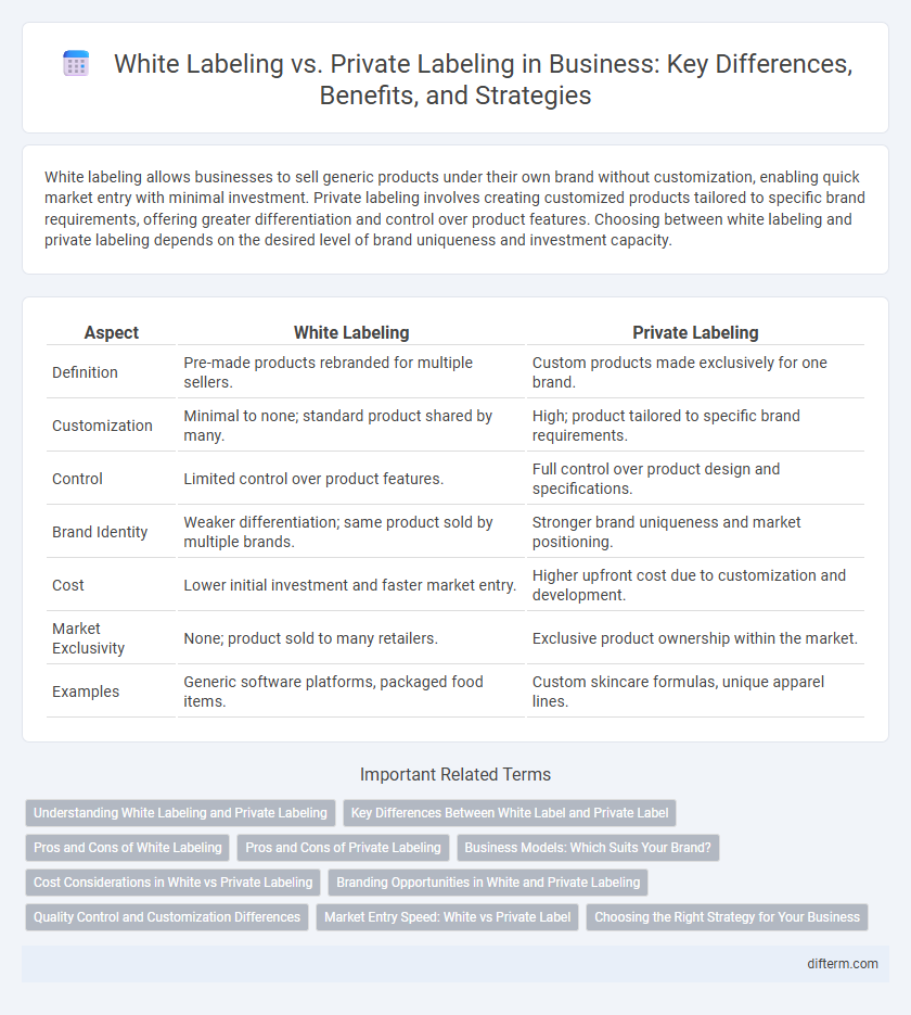 White Labeling vs. Private Labeling in Business: Key Differences, Benefits, and Strategies