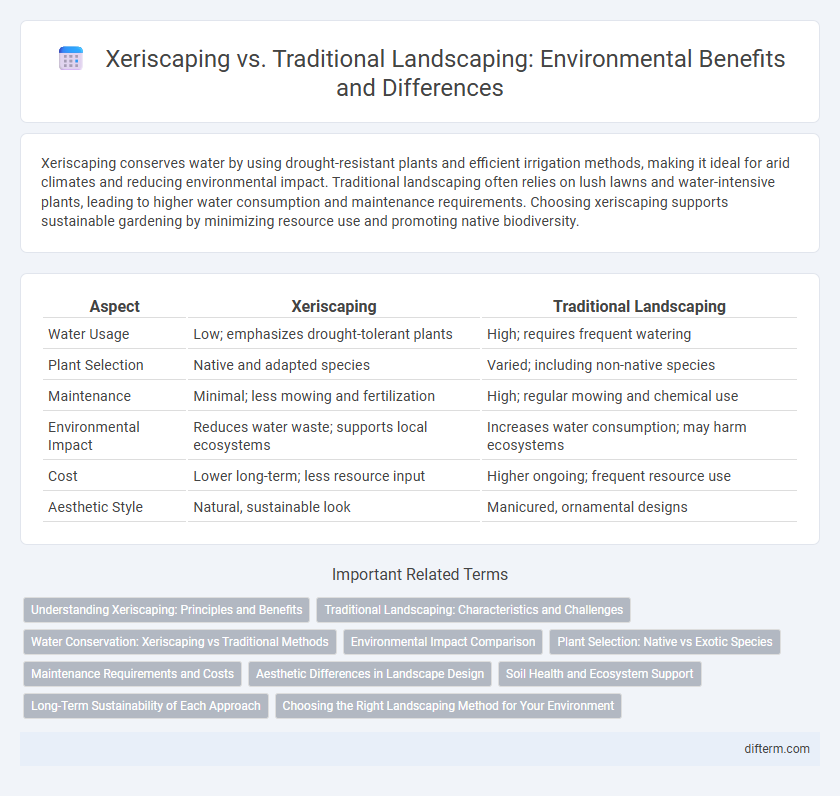 Xeriscaping vs. Traditional Landscaping: Environmental Benefits and Differences