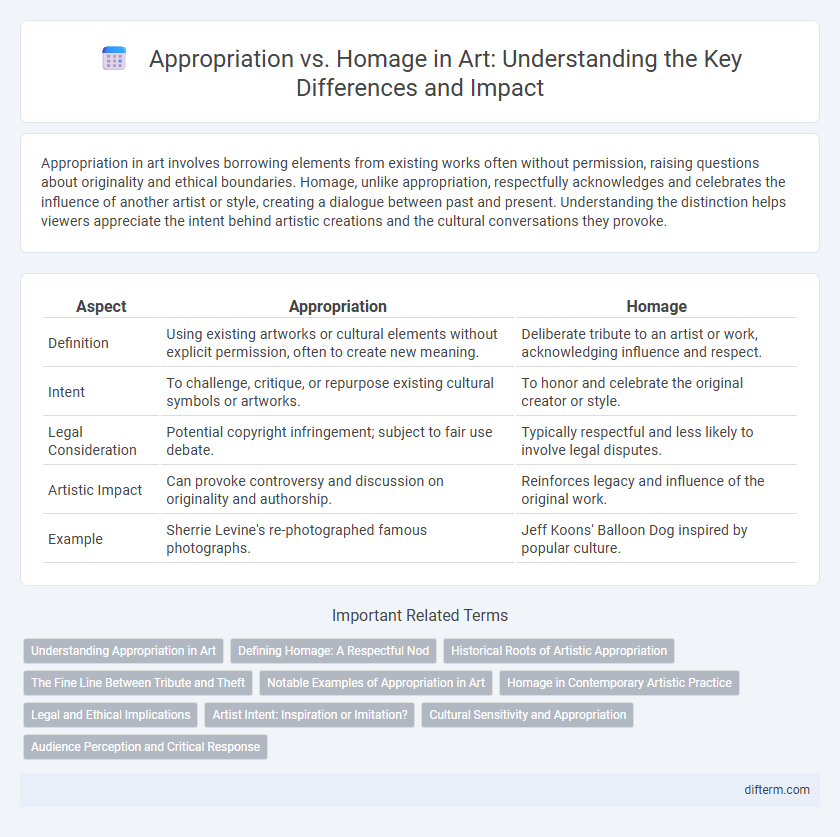 Appropriation vs. Homage in Art: Understanding the Key Differences and Impact