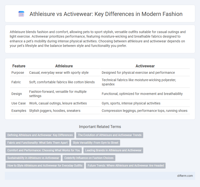 Athleisure vs Activewear: Key Differences in Modern Fashion