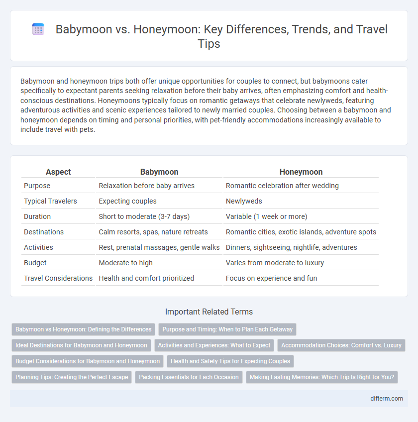Babymoon vs. Honeymoon: Key Differences, Trends, and Travel Tips