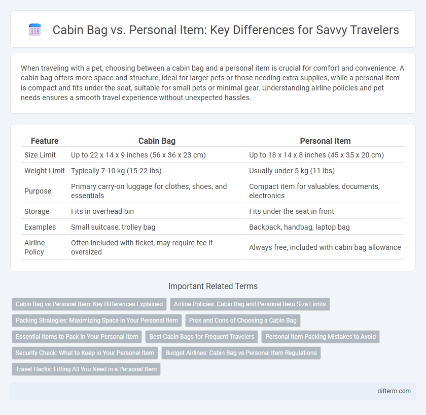 Cabin Bag vs. Personal Item: Key Differences for Savvy Travelers