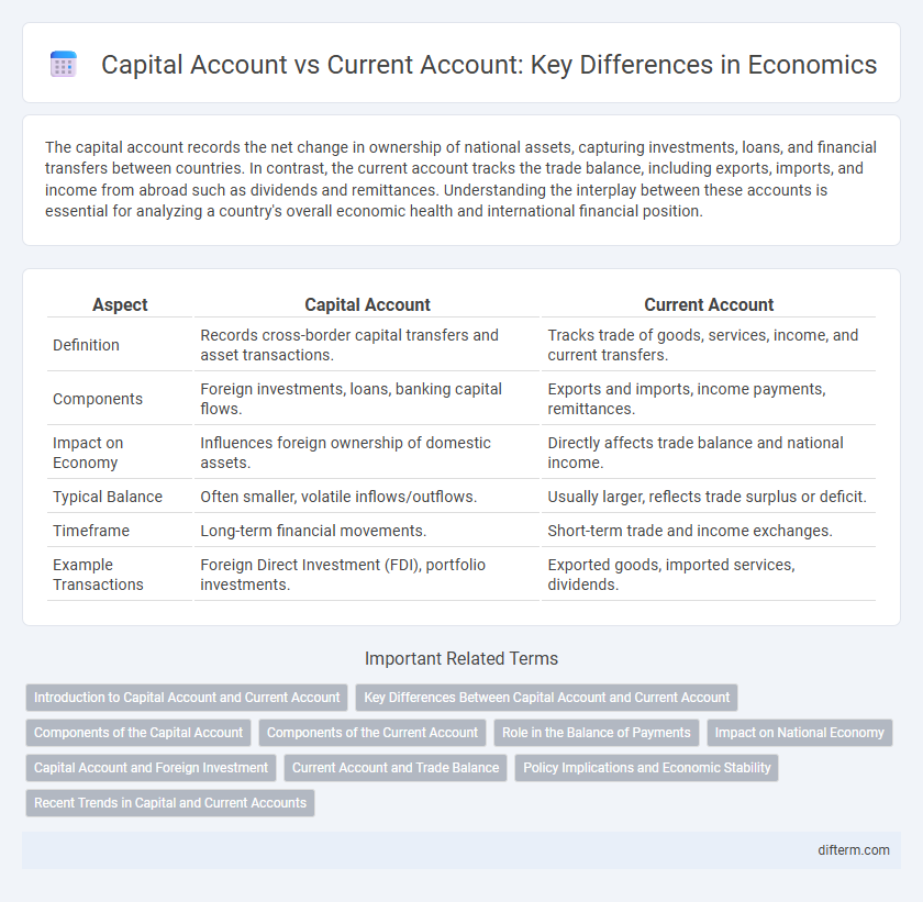 Capital Account vs Current Account: Key Differences in Economics