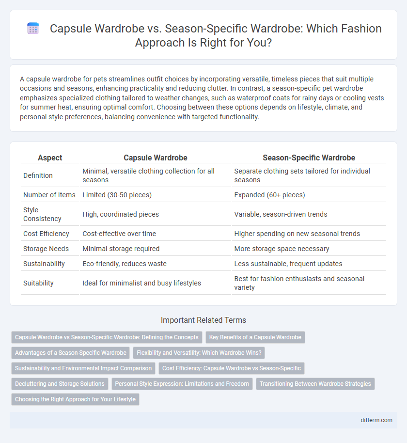 Capsule Wardrobe vs. Season-Specific Wardrobe: Which Fashion Approach Is Right for You?