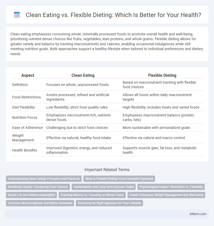 Clean Eating vs. Flexible Dieting: Which Is Better for Your Health?