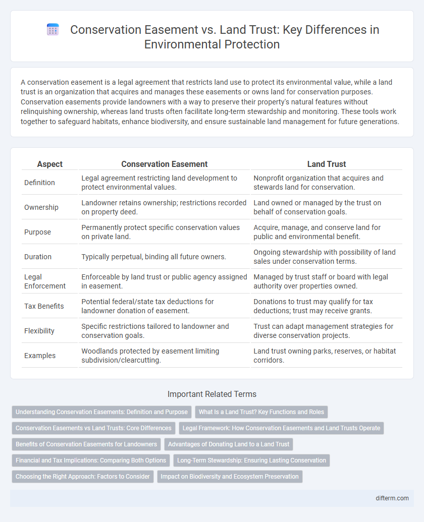 Conservation Easement vs. Land Trust: Key Differences in Environmental Protection