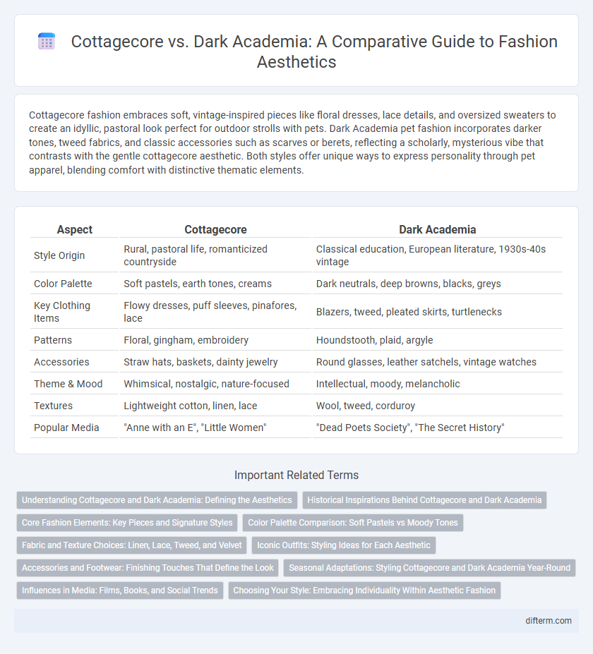 Cottagecore vs. Dark Academia: A Comparative Guide to Fashion Aesthetics