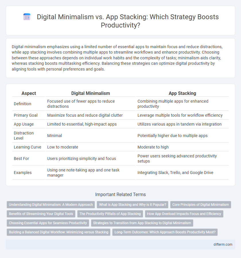 Digital Minimalism vs. App Stacking: Which Strategy Boosts Productivity?