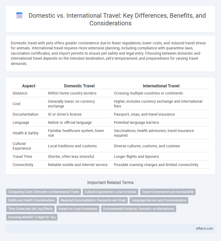 Domestic vs. International Travel: Key Differences, Benefits, and Considerations