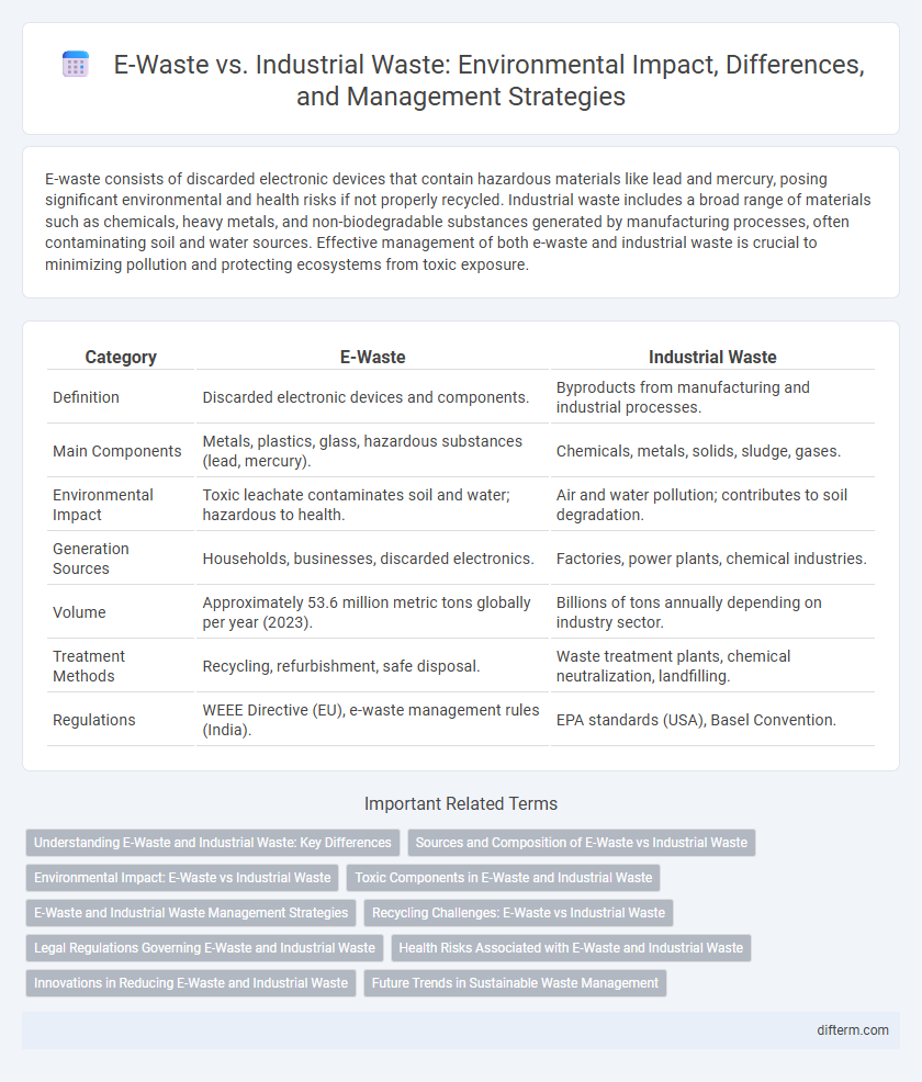 E-Waste vs. Industrial Waste: Environmental Impact, Differences, and Management Strategies