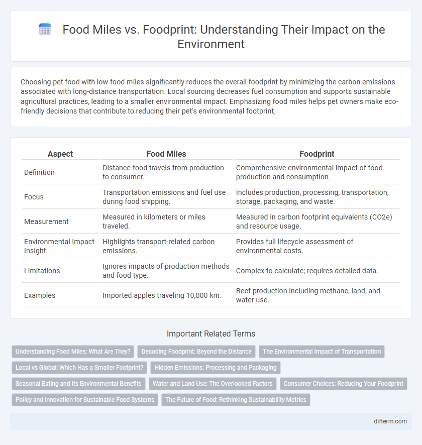 Food Miles vs. Foodprint: Understanding Their Impact on the Environment