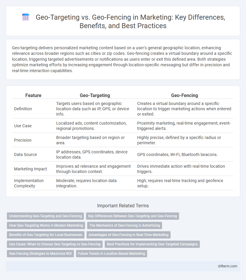Geo-Targeting vs. Geo-Fencing in Marketing: Key Differences, Benefits, and Best Practices